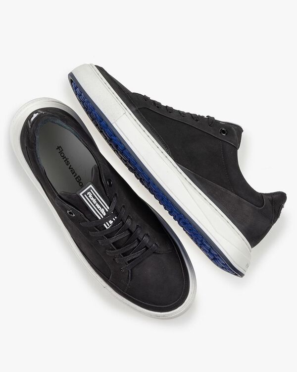 Sneaker nubuck leather black