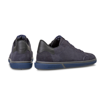 Sneaker leather dark blue