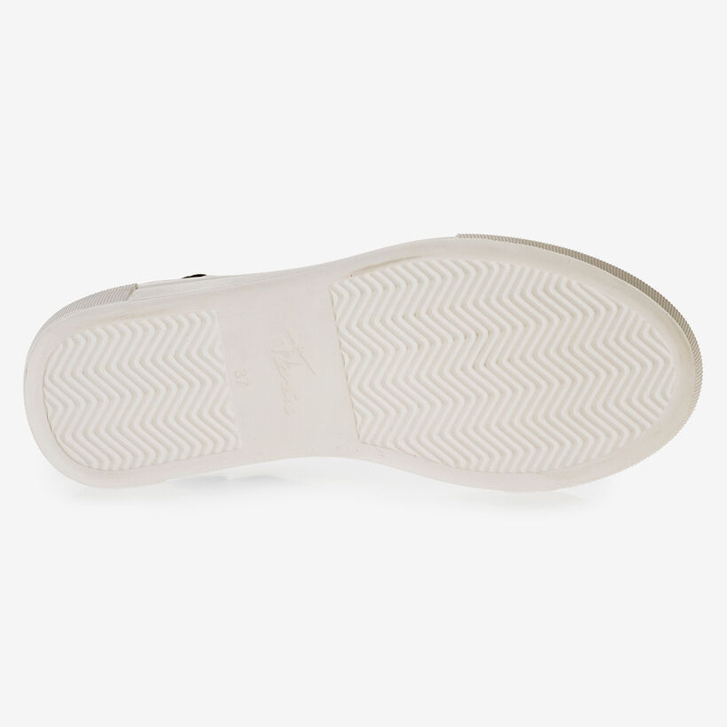 Black calf leather sneaker