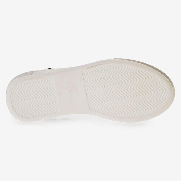 Black calf leather sneaker