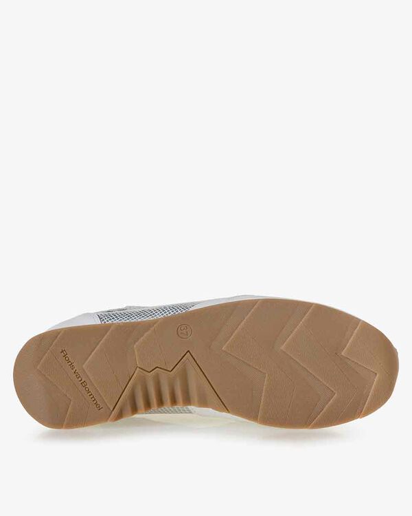 Sneaker calf leather white