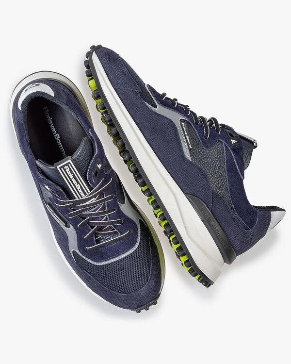 Noppi sneaker dark blue with print
