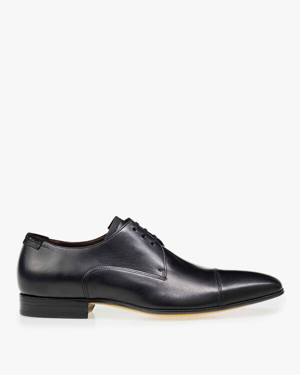 Lace shoe calf leather black