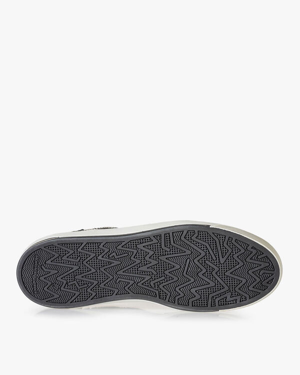 Sneaker snake print blue