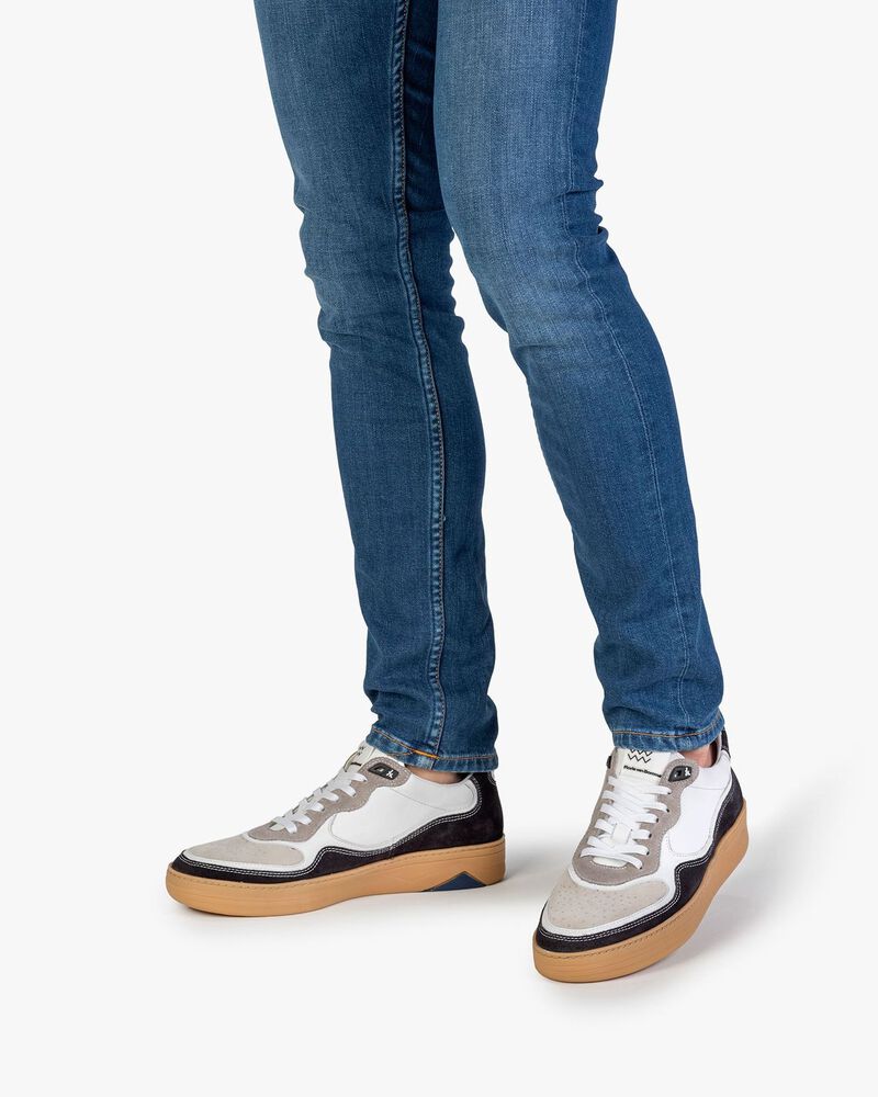 Sneaker suede leather black
