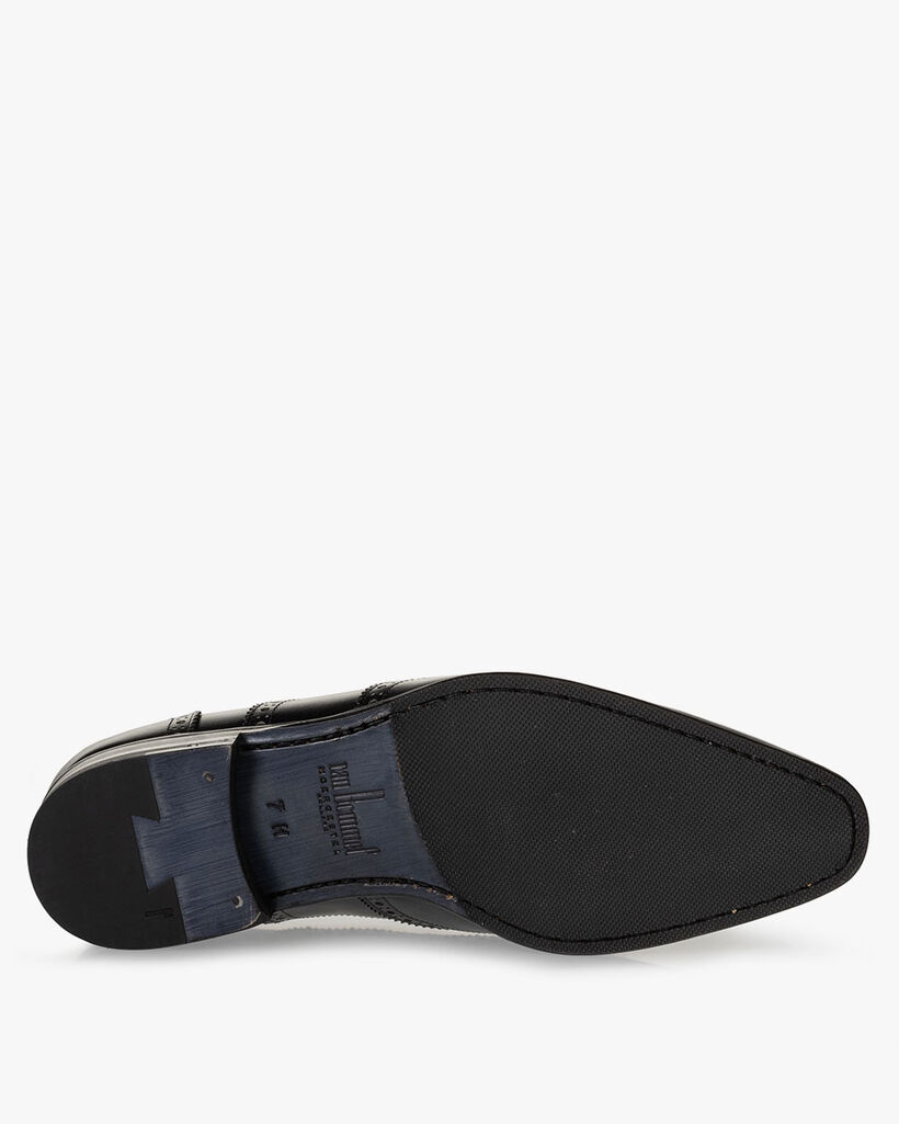 Lace shoe calf leather black