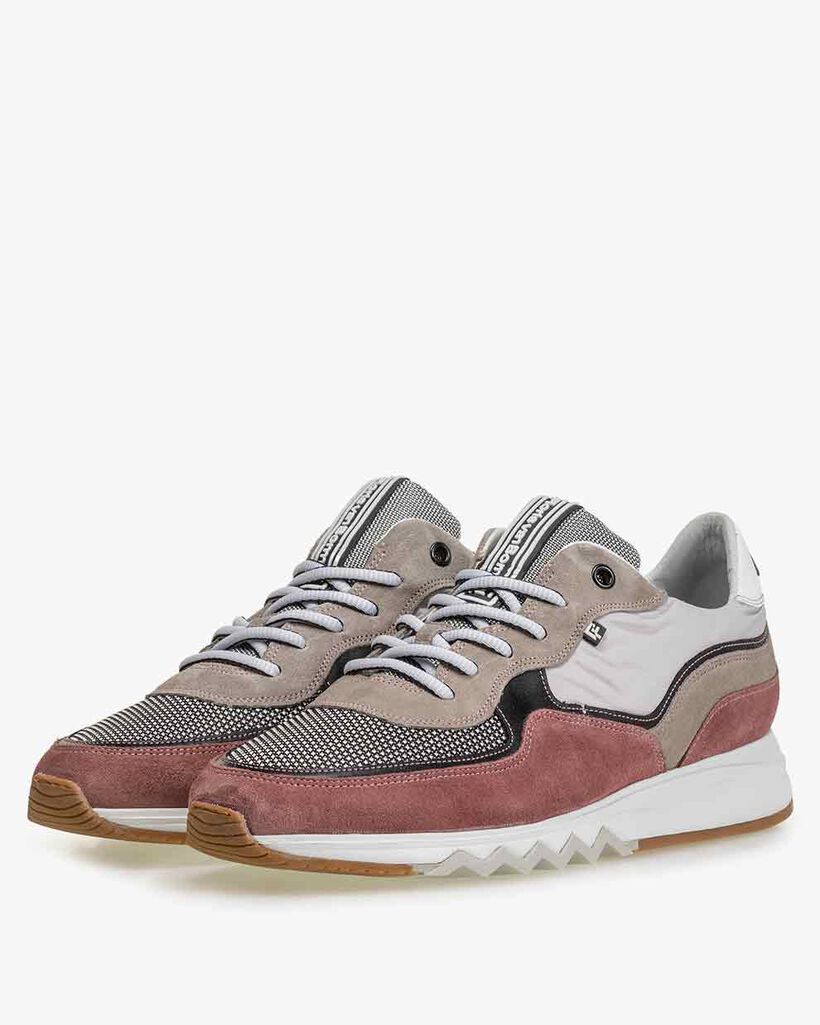 Nineti suede leather pink