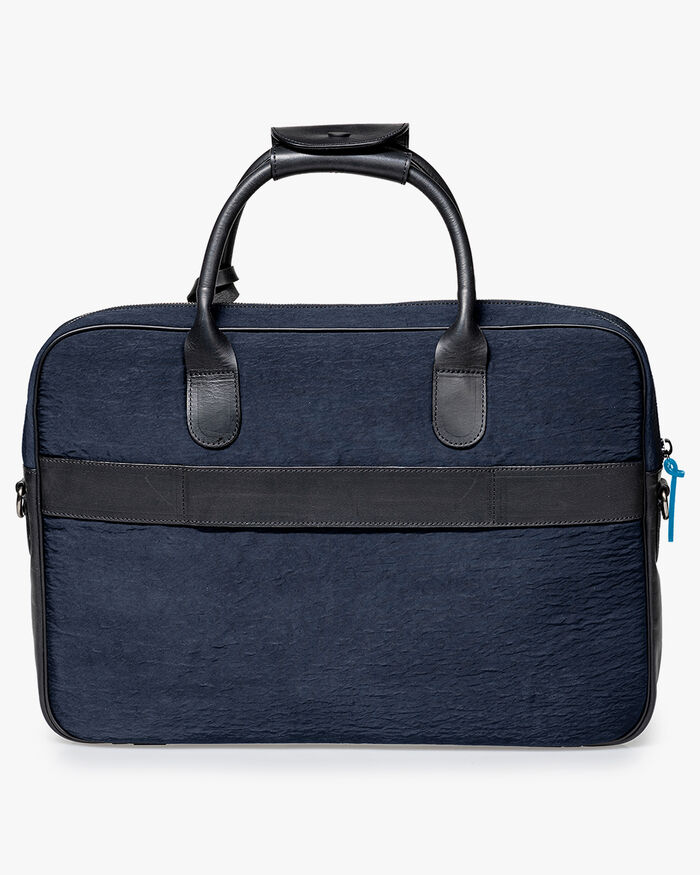 Office sleeve textile blue