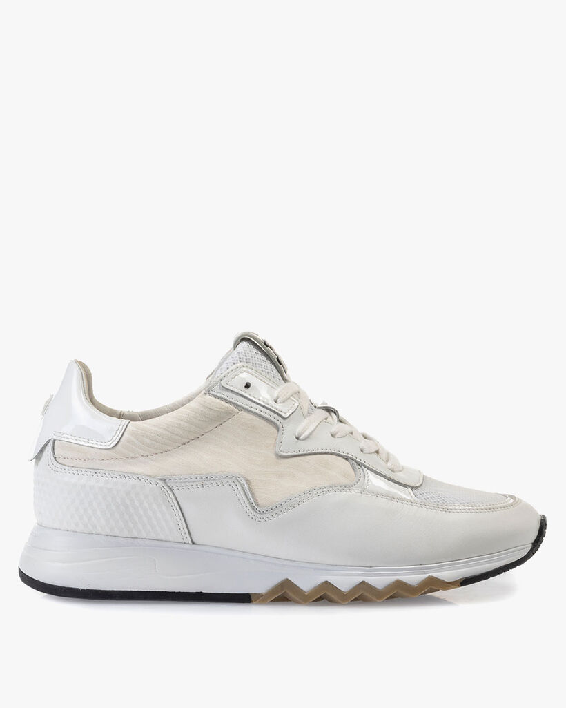 Nineti calf leather white