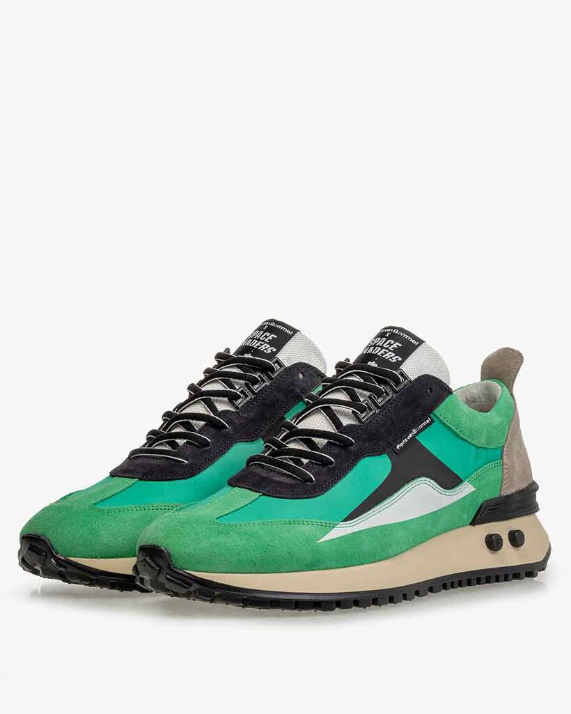Sneaker Space Invaders green