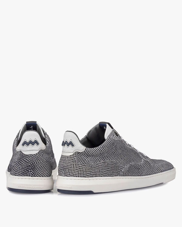 Sneaker suede leather off-white