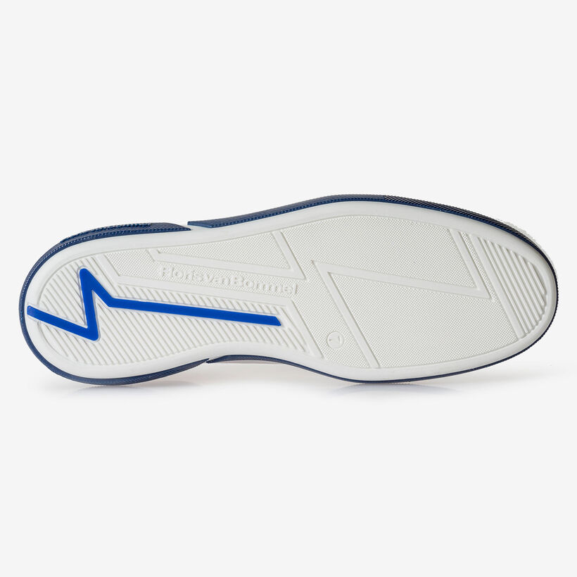 White calf leather lace shoe