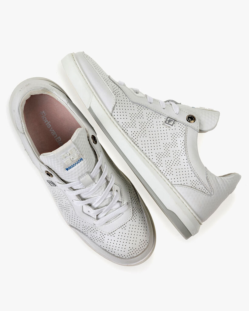 Sneaker white calf leather