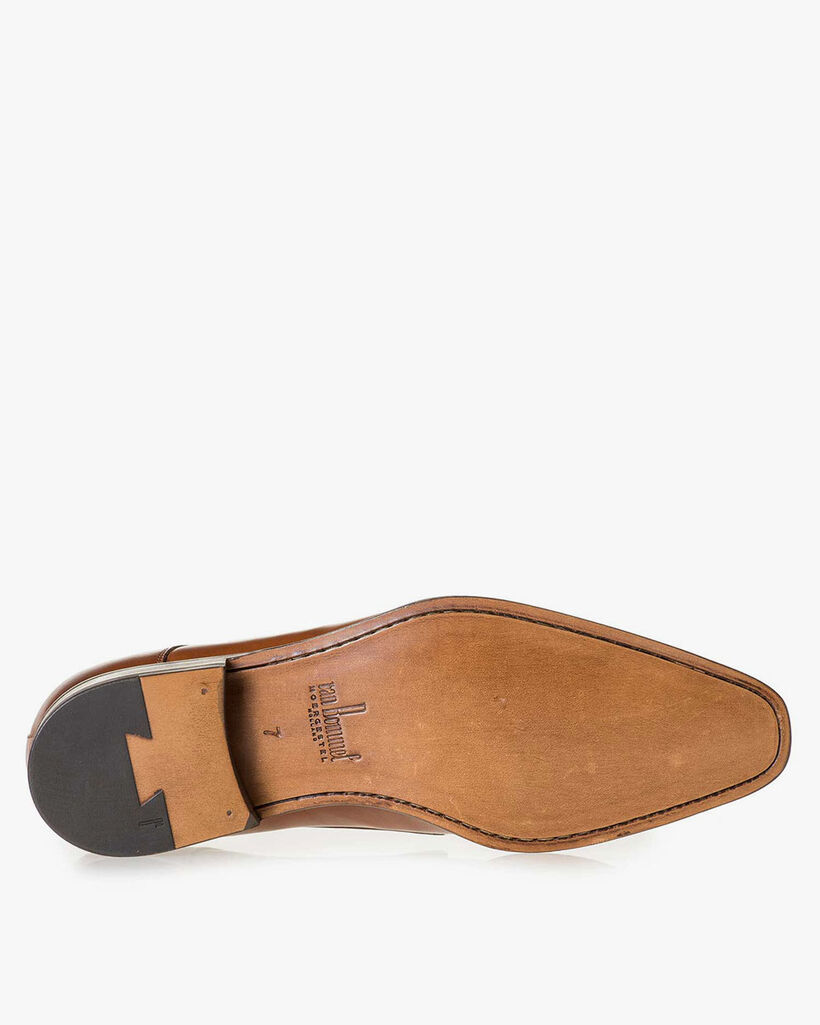 Monk strap calf leather cognac