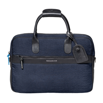 Office sleeve textile blue