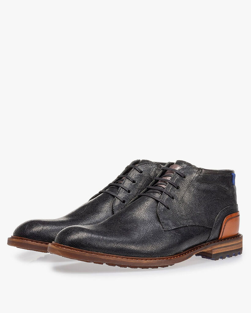 Crepi boot black with print