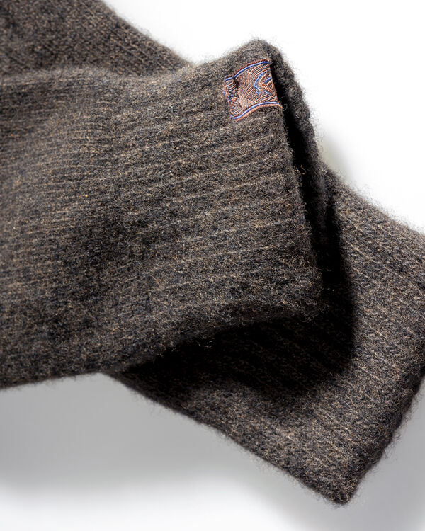 Gloves wool brown