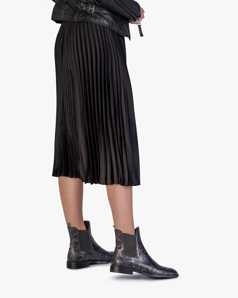 Chelsea boot croco print blue