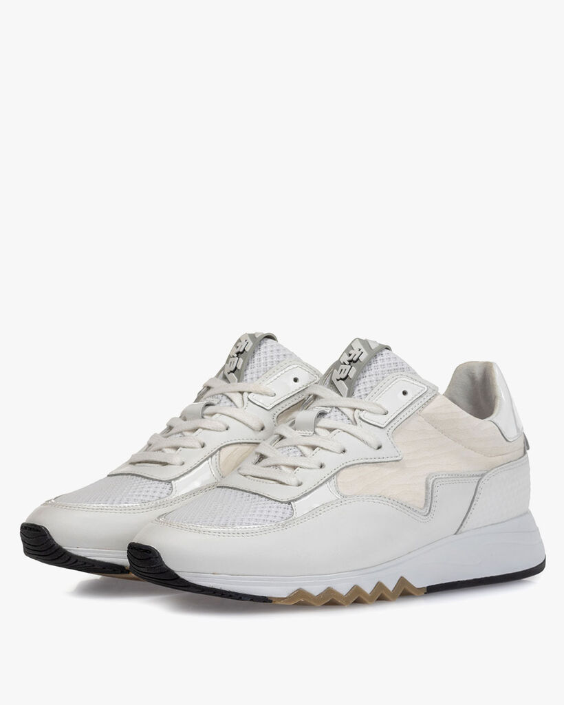 Nineti calf leather white