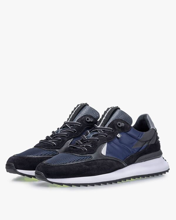 Sharki sneaker suede dark blue