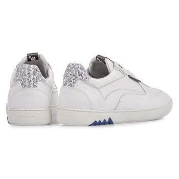 White calf leather sneake