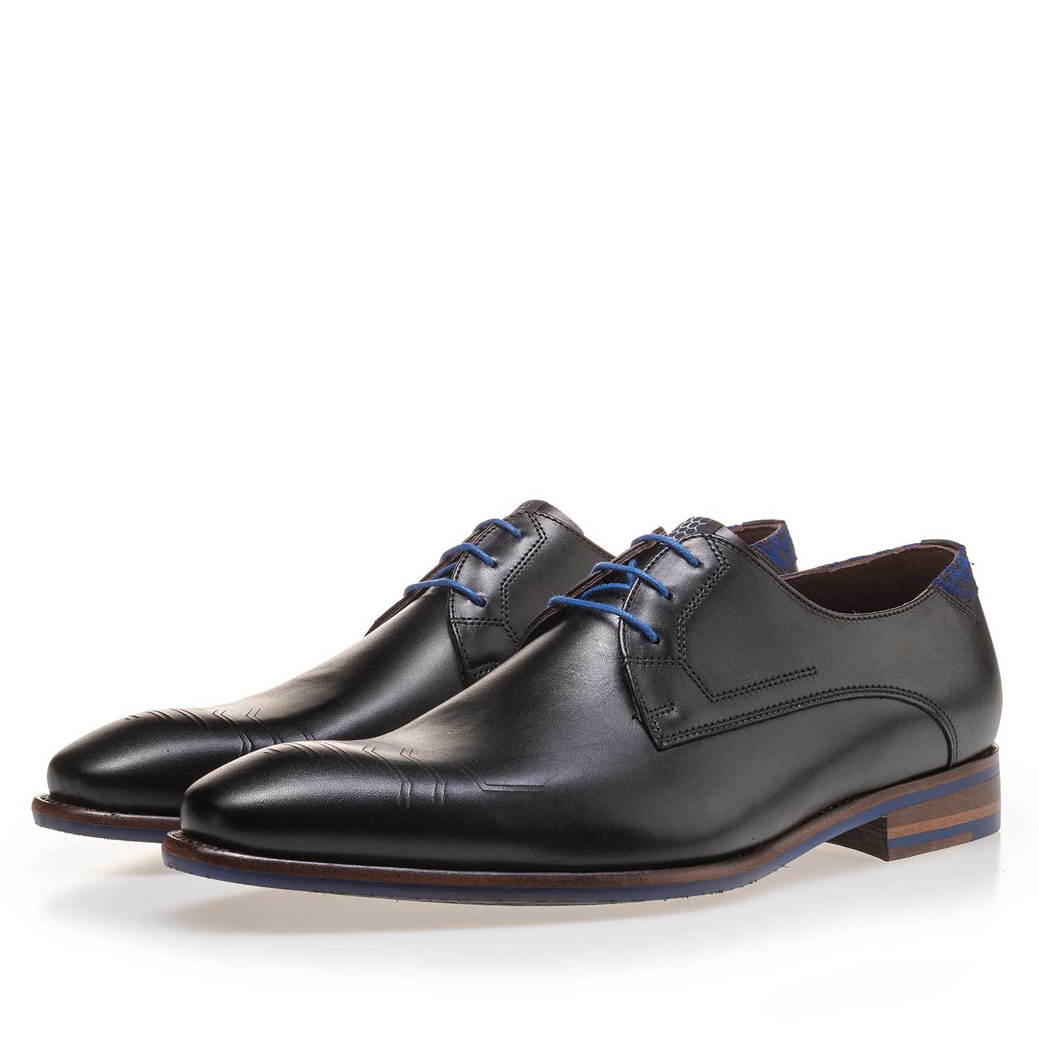 14092/04 - Black calf's leather lace shoe 14092/04 - Black calf's leather lace shoe