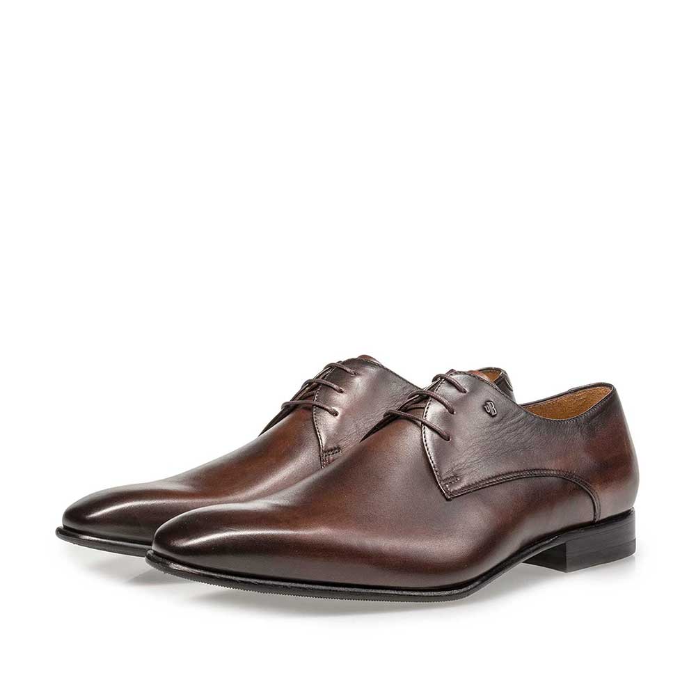 18295/07 - Dark brown leather lace shoe 18295/07 - Dark brown leather lace shoe