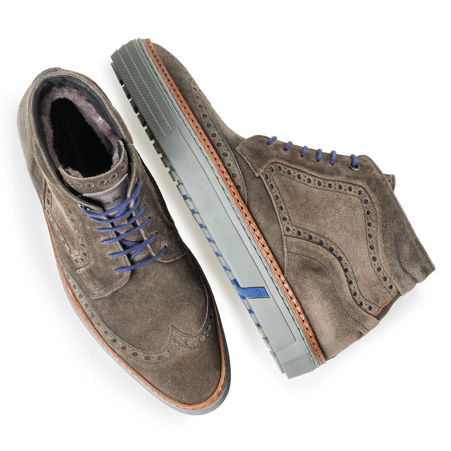 10080/00 - Mid-high, wool lined sneaker 10080/00 - Mid-high, wool lined sneaker