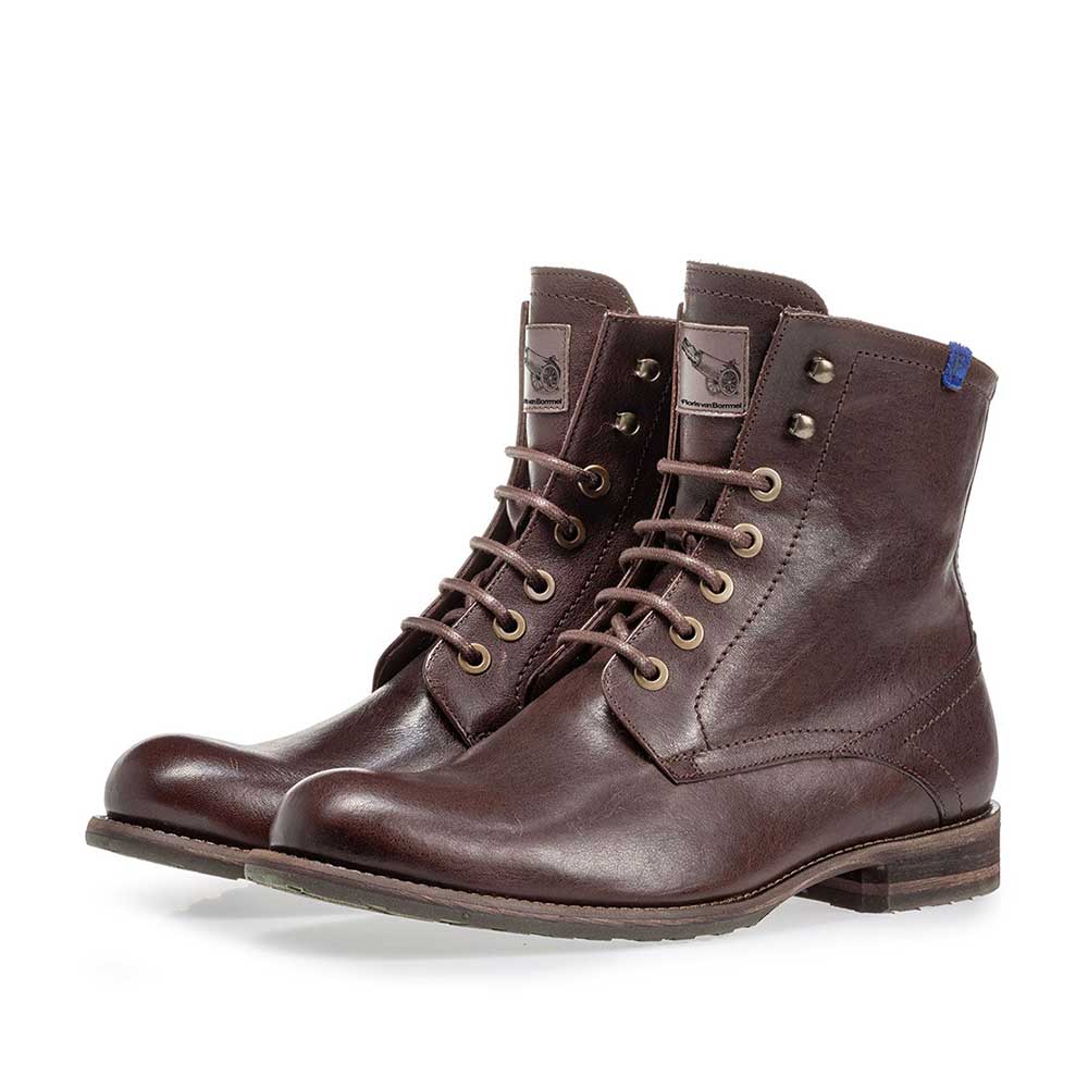 10751/19 - Lambskin lined lace boot brown 10751/19 - Lambskin lined lace boot brown
