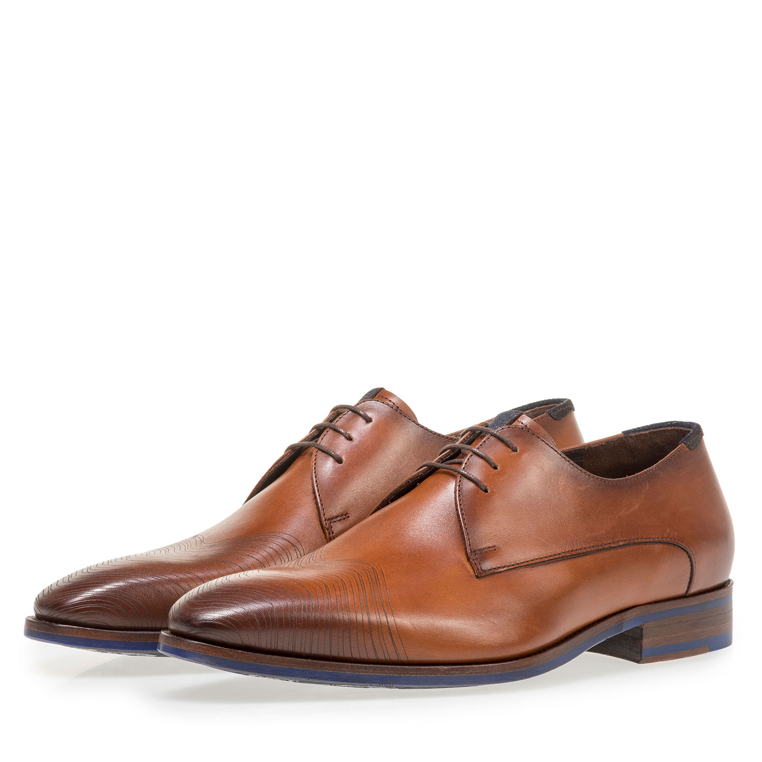 cognac shoe laces