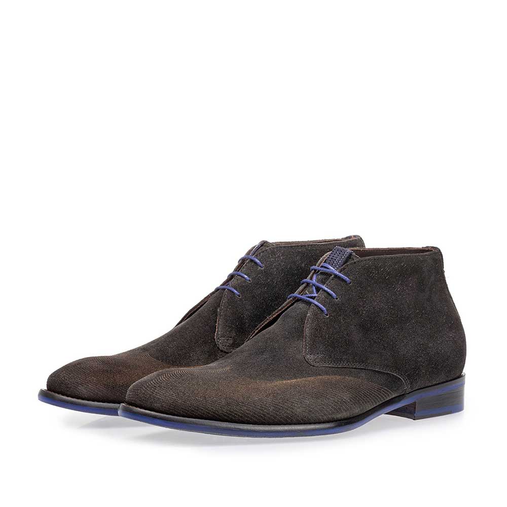 20376/04 - Lace boot grey with print 20376/04 - Lace boot grey with print