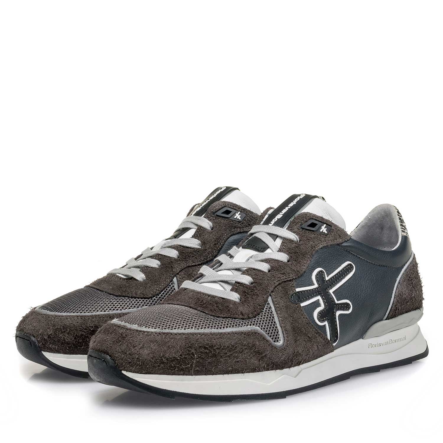 16246/07 - Dark grey calf leather sneaker 16246/07 - Dark grey calf leather sneaker