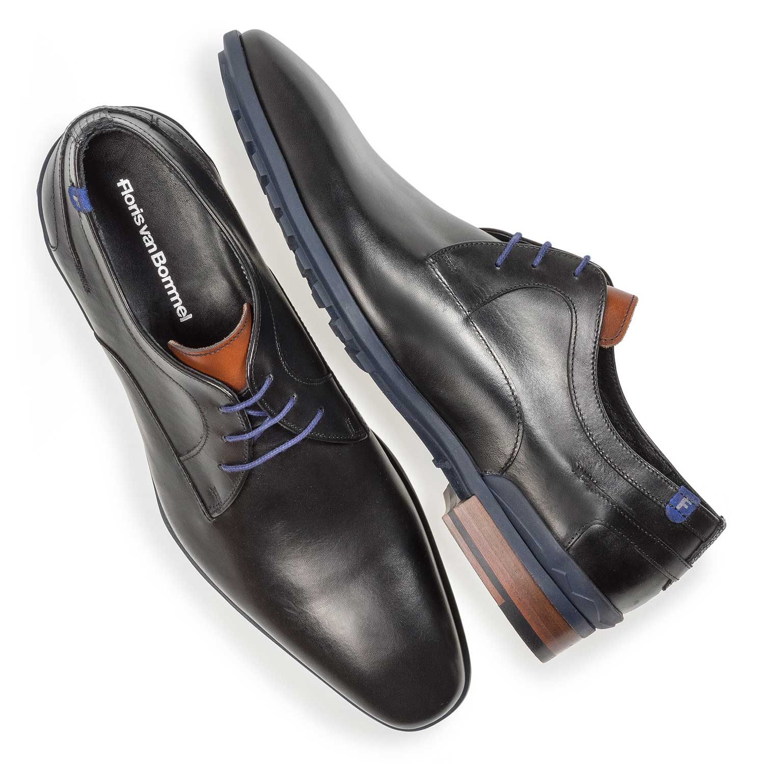 18429/01 - Black calf leather lace shoe 18429/01 - Black calf leather lace shoe