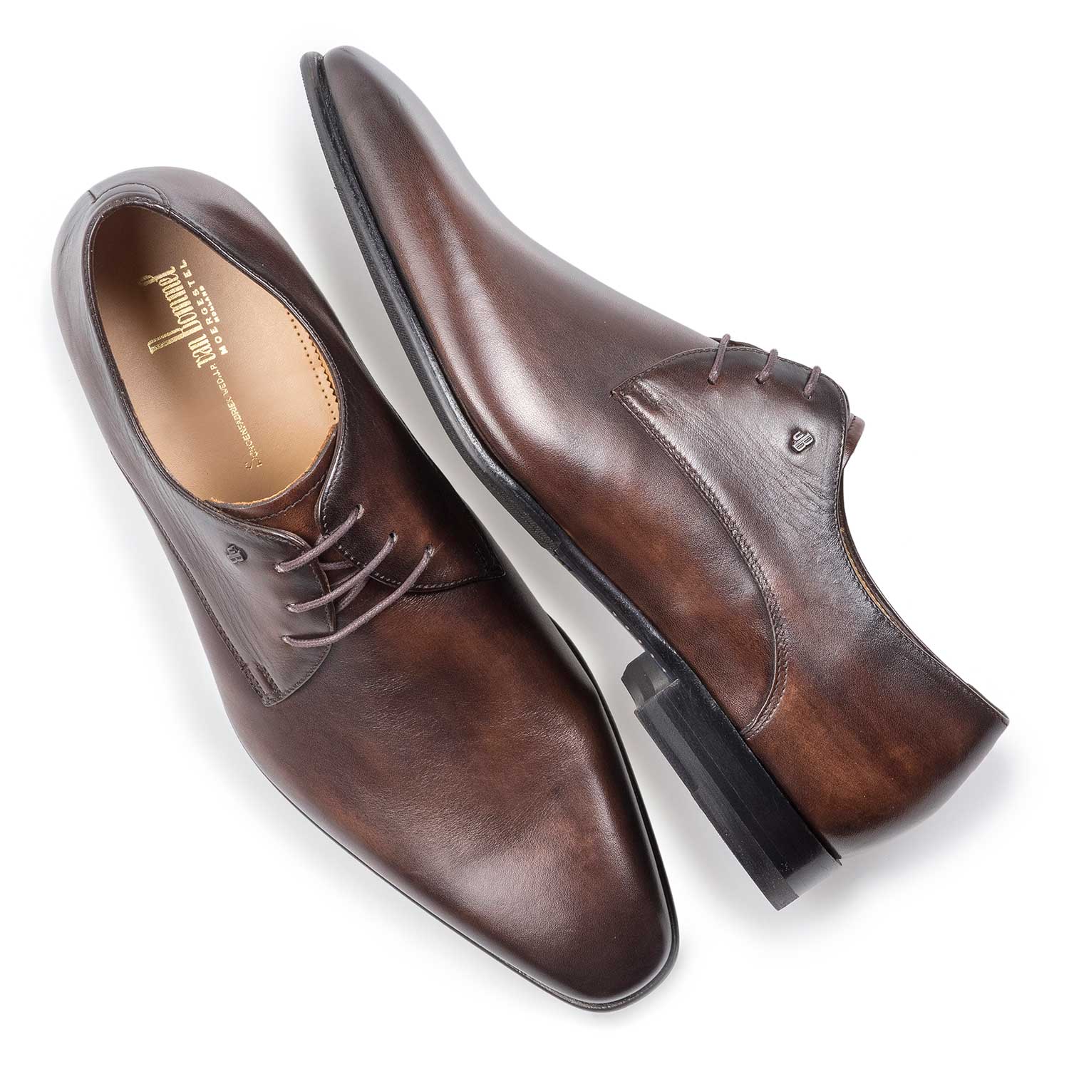 18295/07 - Dark brown leather lace shoe 18295/07 - Dark brown leather lace shoe