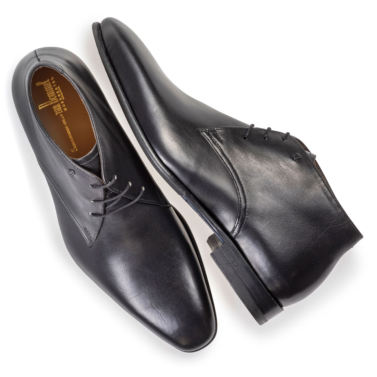 10595/11 - Black calf leather lace shoe 10595/11 - Black calf leather lace shoe