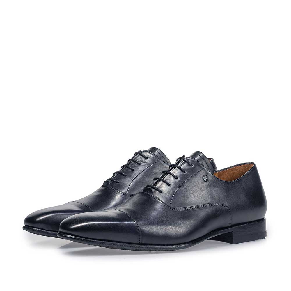 16395/06 - Dark blue calf leather lace shoe 16395/06 - Dark blue calf leather lace shoe