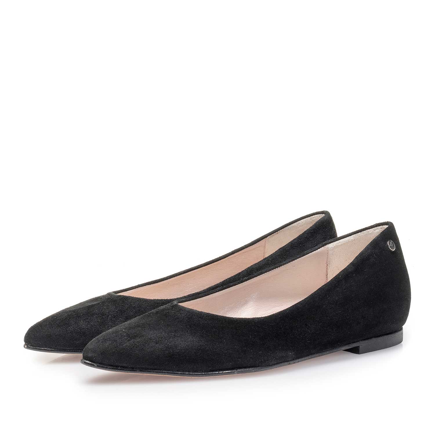 85411/09 - Black suede leather ballerina 85411/09 - Black suede leather ballerina