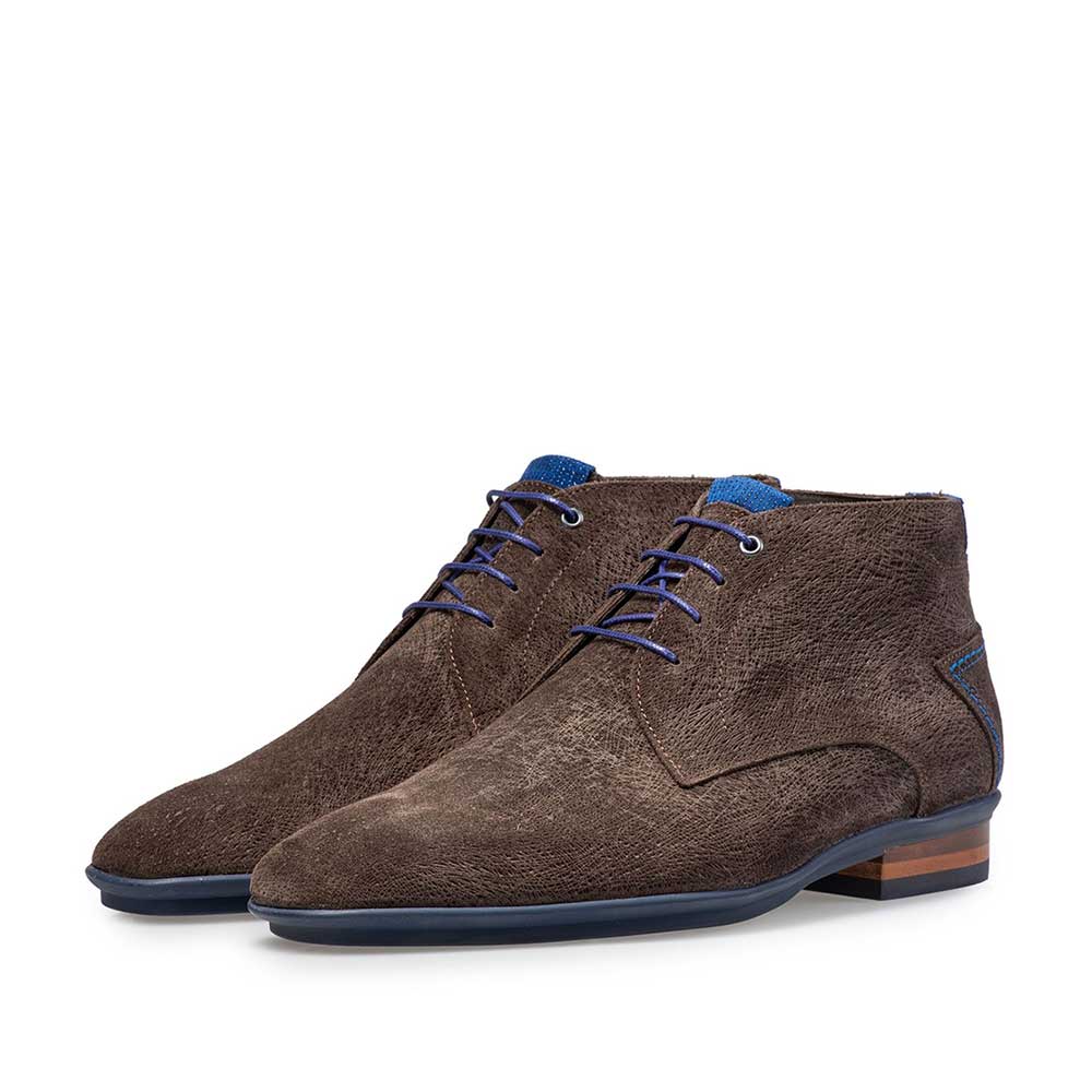 20440/29 - Lace boot brown suede leather 20440/29 - Lace boot brown suede leather