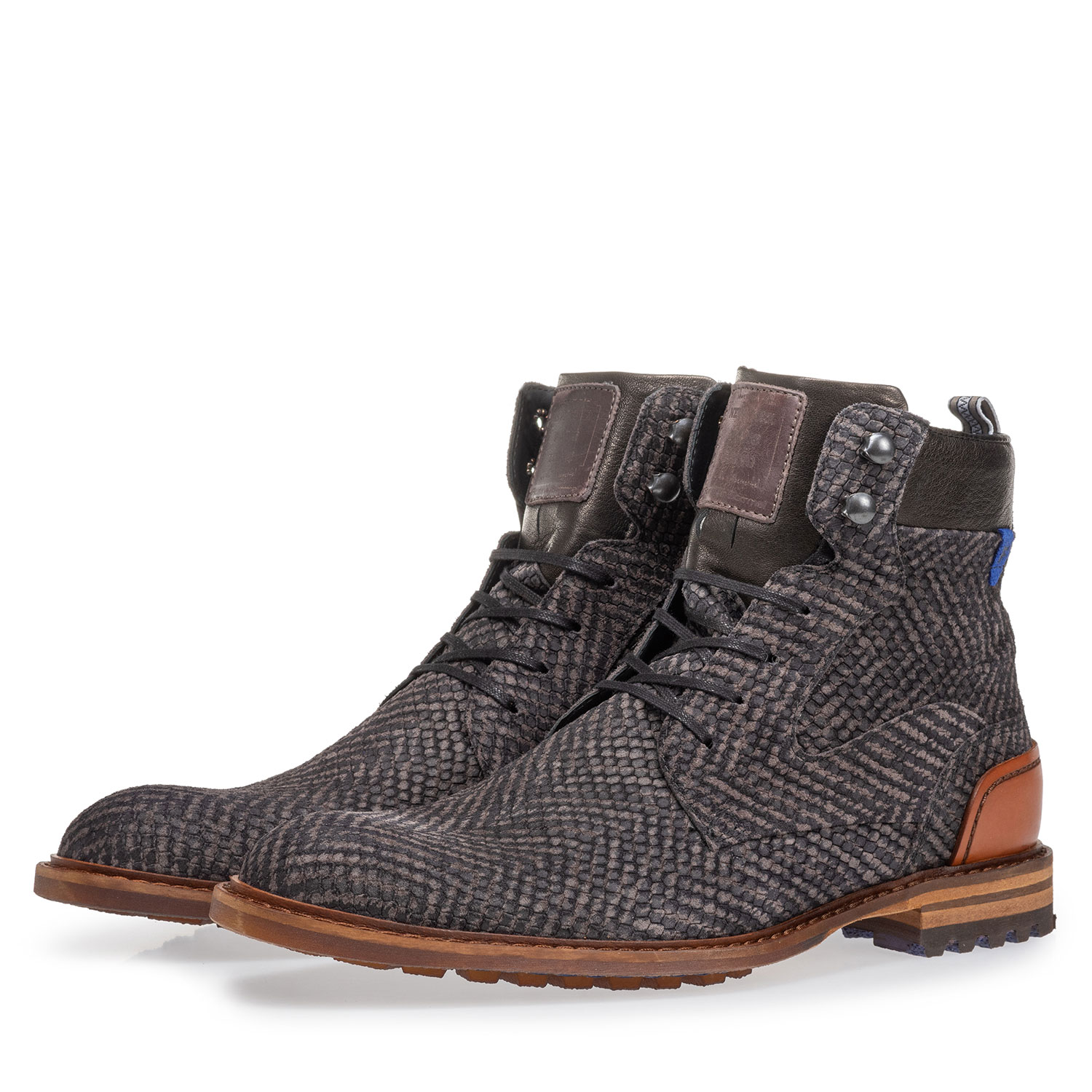 20100/07 - Crepi boot grey with print 20100/07 - Crepi boot grey with print
