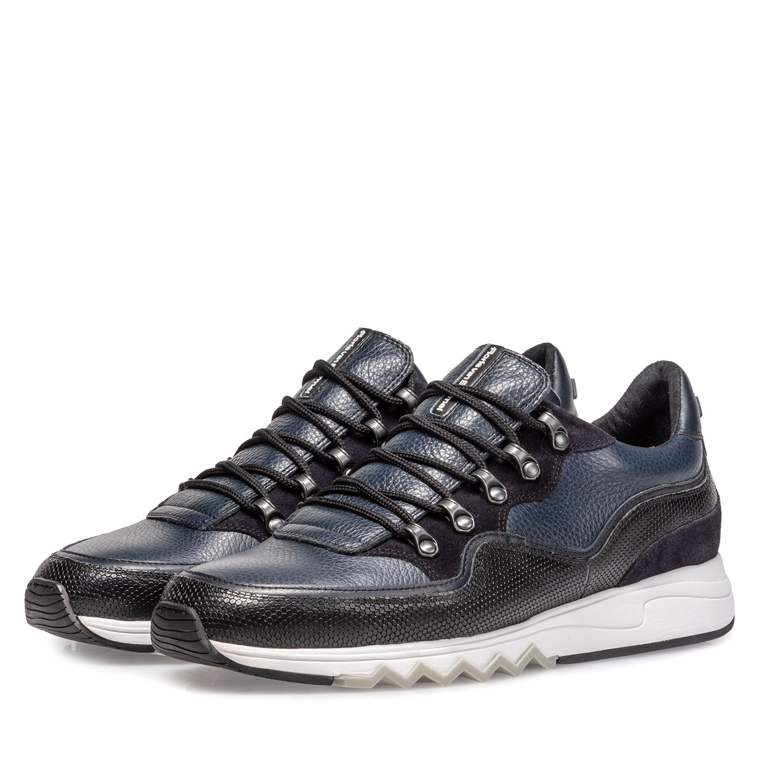 16393/23 - Sneaker leather blue 16393/23 - Sneaker leather blue