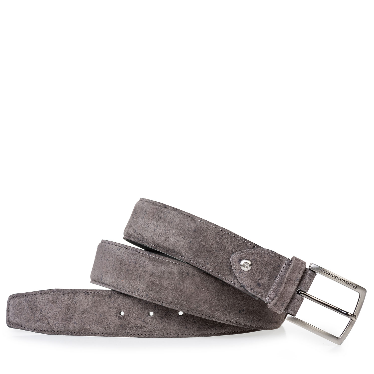 75202/94 - Suede leather belt grey with print 75202/94 - Suede leather belt grey with print