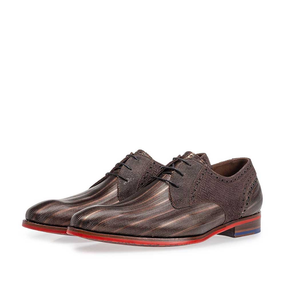 18107/18 - Lace shoe metallic bronze 18107/18 - Lace shoe metallic bronze