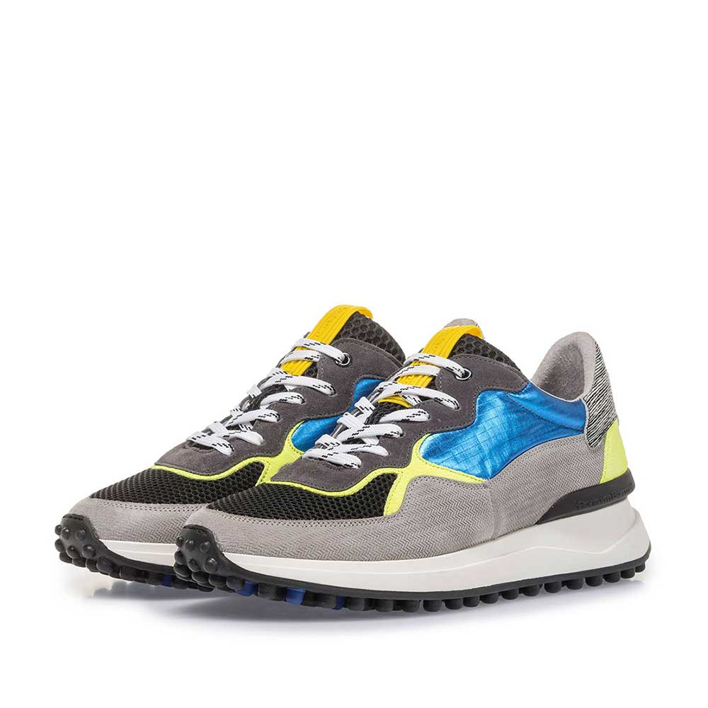 16301/18 - Multi-colour sneaker with yellow and blue details 16301/18 - Multi-colour sneaker with yellow and blue details