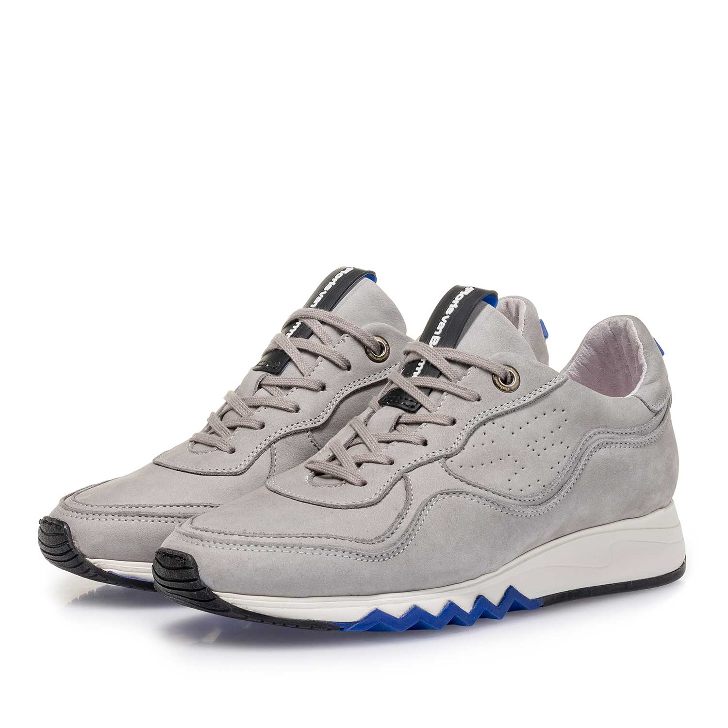 85265/09 - Light grey nubuck leather sneaker 85265/09 - Light grey nubuck leather sneaker
