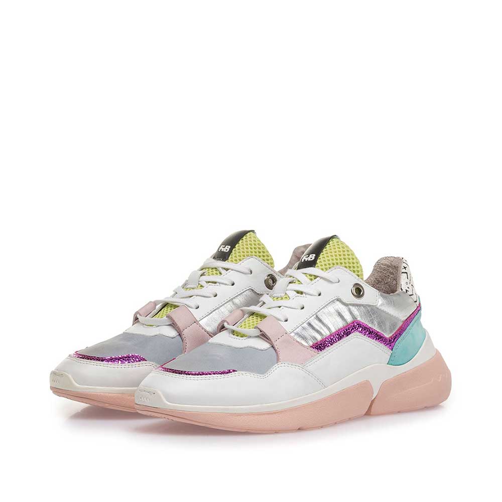 85291/19 - Multi-colour leather sneaker 85291/19 - Multi-colour leather sneaker