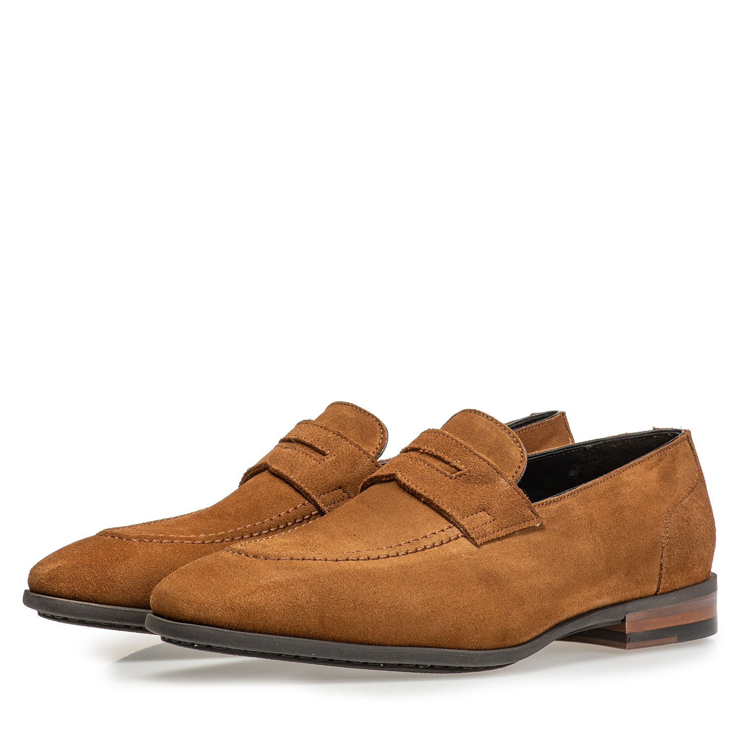 11129/00 - Brown suede leather loafer 11129/00 - Brown suede leather loafer