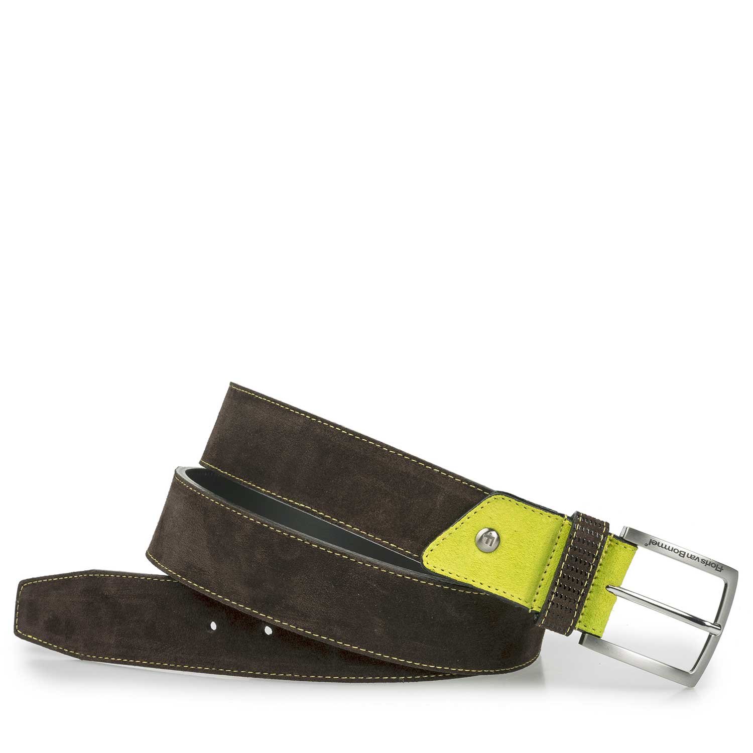 75192/00 - Brown belt with yellow details 75192/00 - Brown belt with yellow details