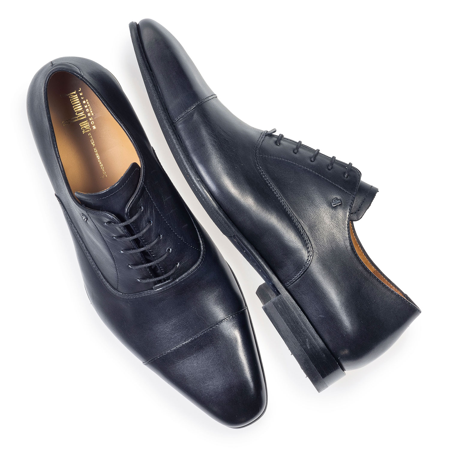 16395/06 - Dark blue calf leather lace shoe 16395/06 - Dark blue calf leather lace shoe