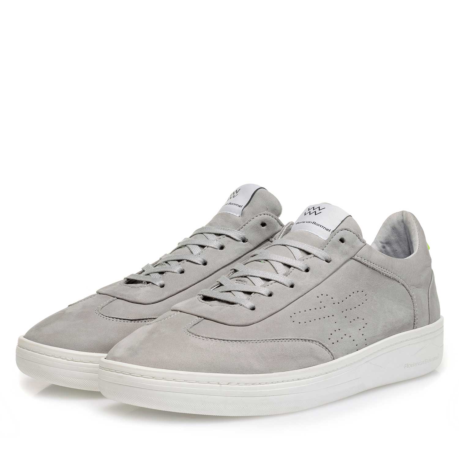 16255/03 - Light grey nubuck leather sneaker 16255/03 - Light grey nubuck leather sneaker