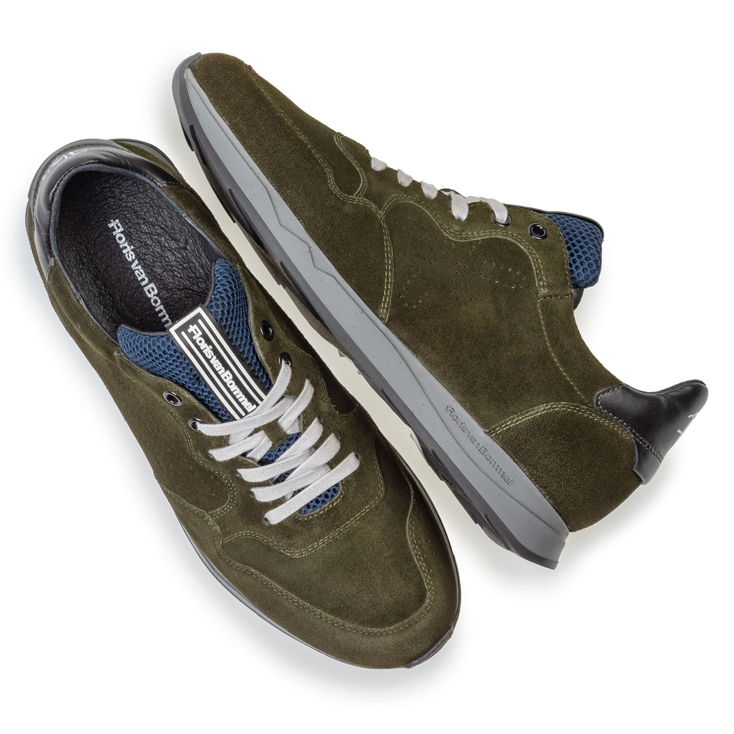 16446/20 - Sneaker suede leather dark green 16446/20 - Sneaker suede leather dark green